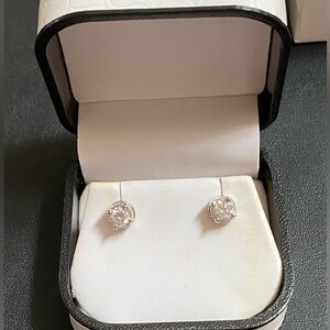 Diamond Earrings (1-1/4 ct. t.w.) EST and set in 14k White Gold